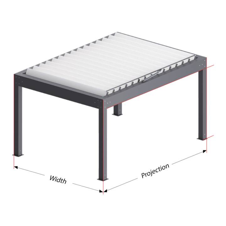 Pergola SG 500 Freistechend